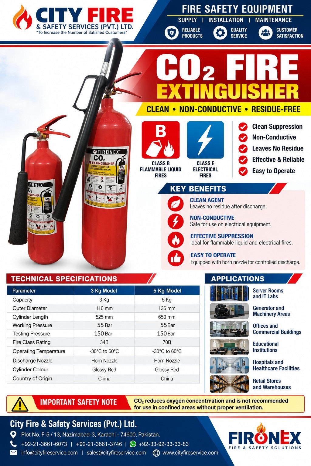 Fire Extinguisher CO2 Type - Image 4