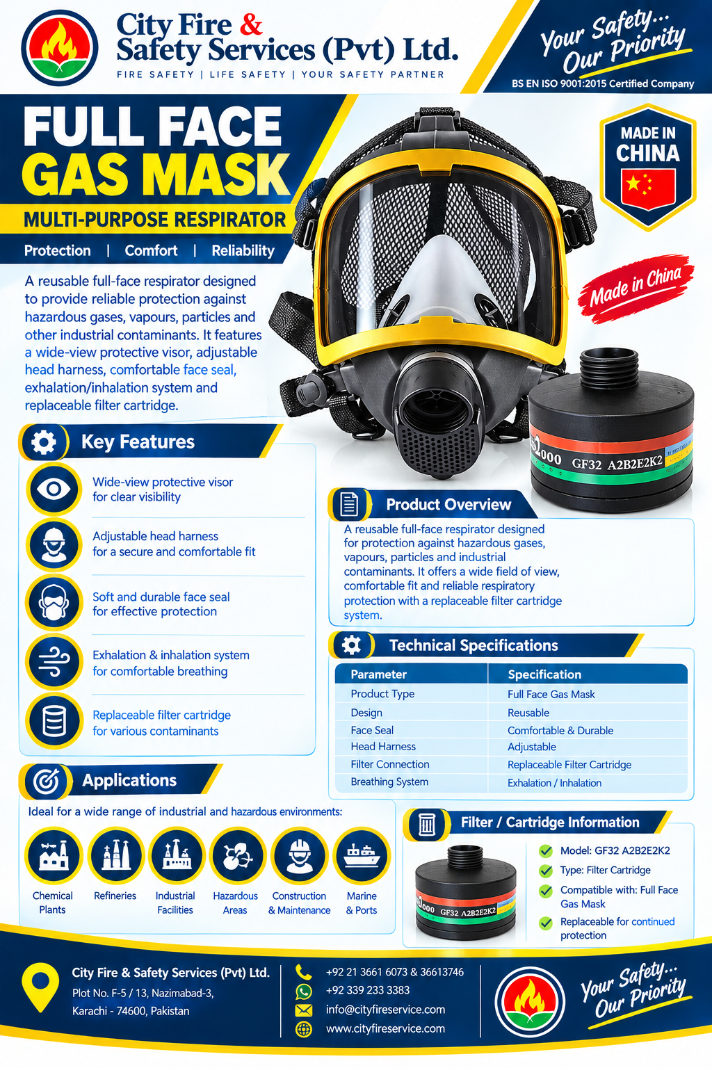 Full Face Gas Mask - Image 2