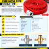 Fire Hose Pipe Layflat Durable