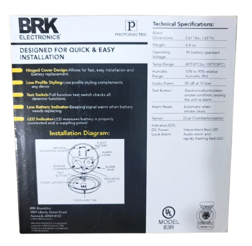 Smoke Alarm Battery Operated - Image 3