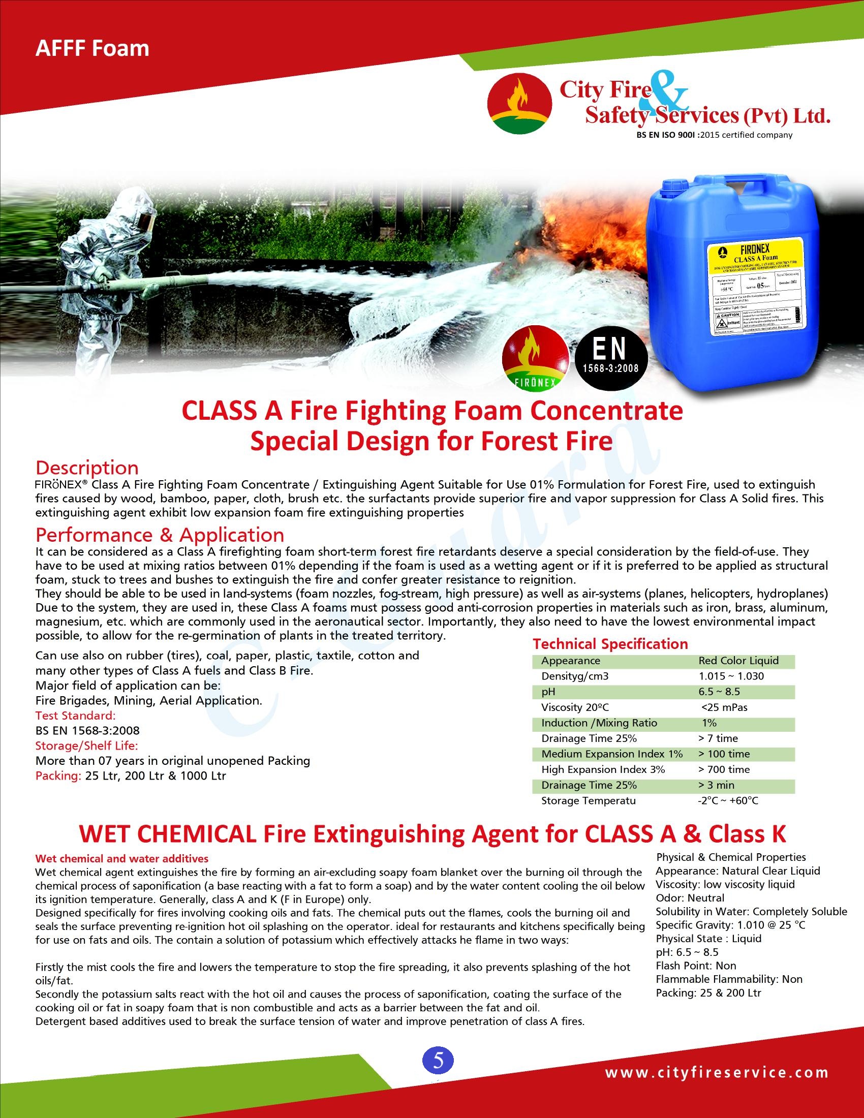 Forest Fire Class A Foam (C6 Chemistry) - Image 2